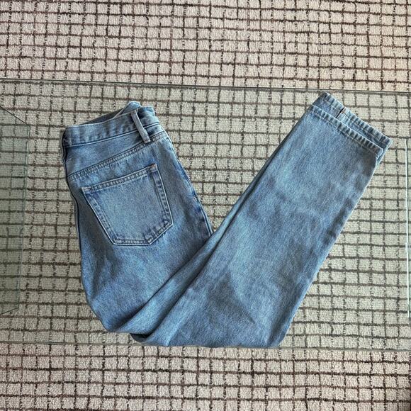 Agolde  Jamie High Rise Classic Women's Straight Leg Jeans - Light Blue - Picture 2 of 6